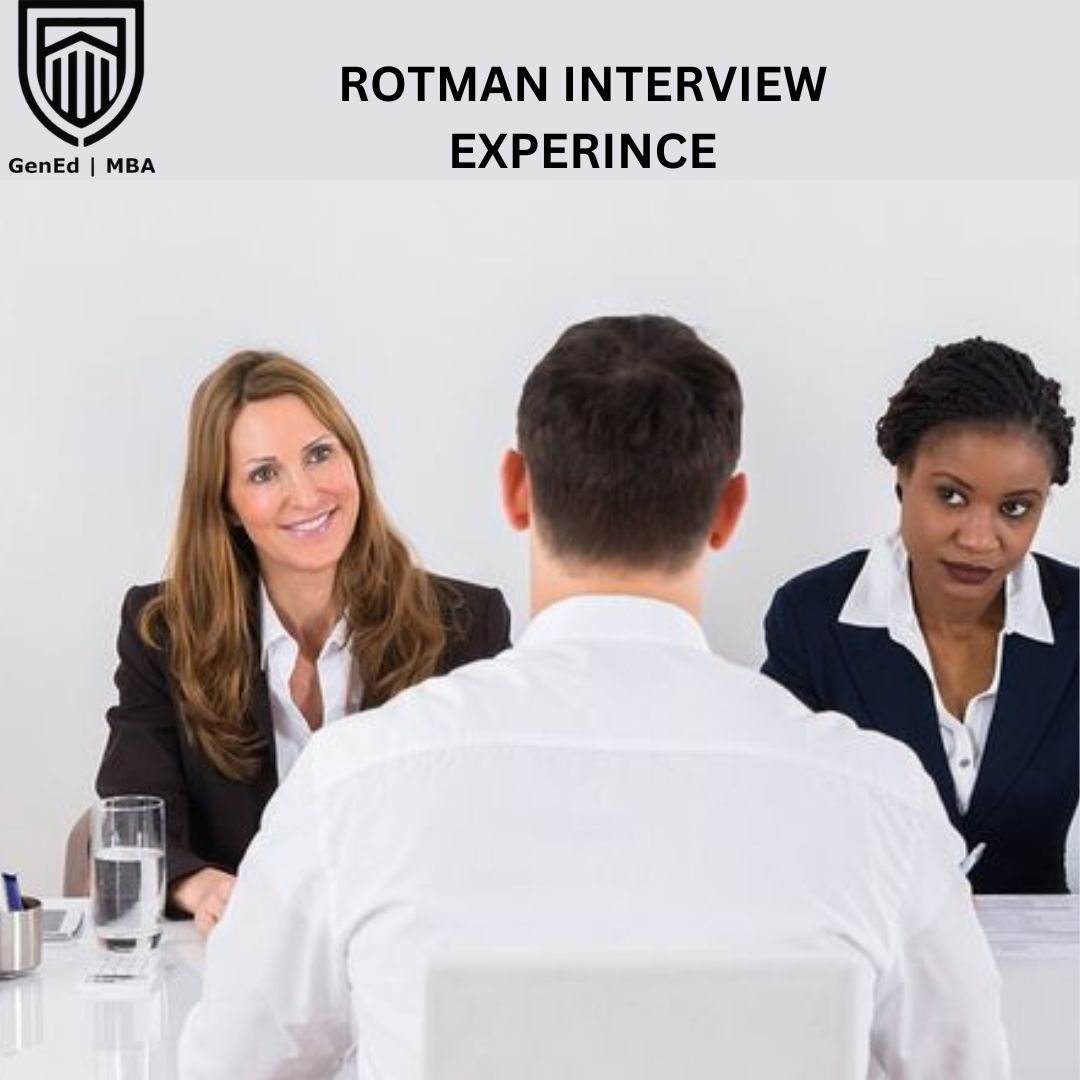 Rotman MBA Interview Experience